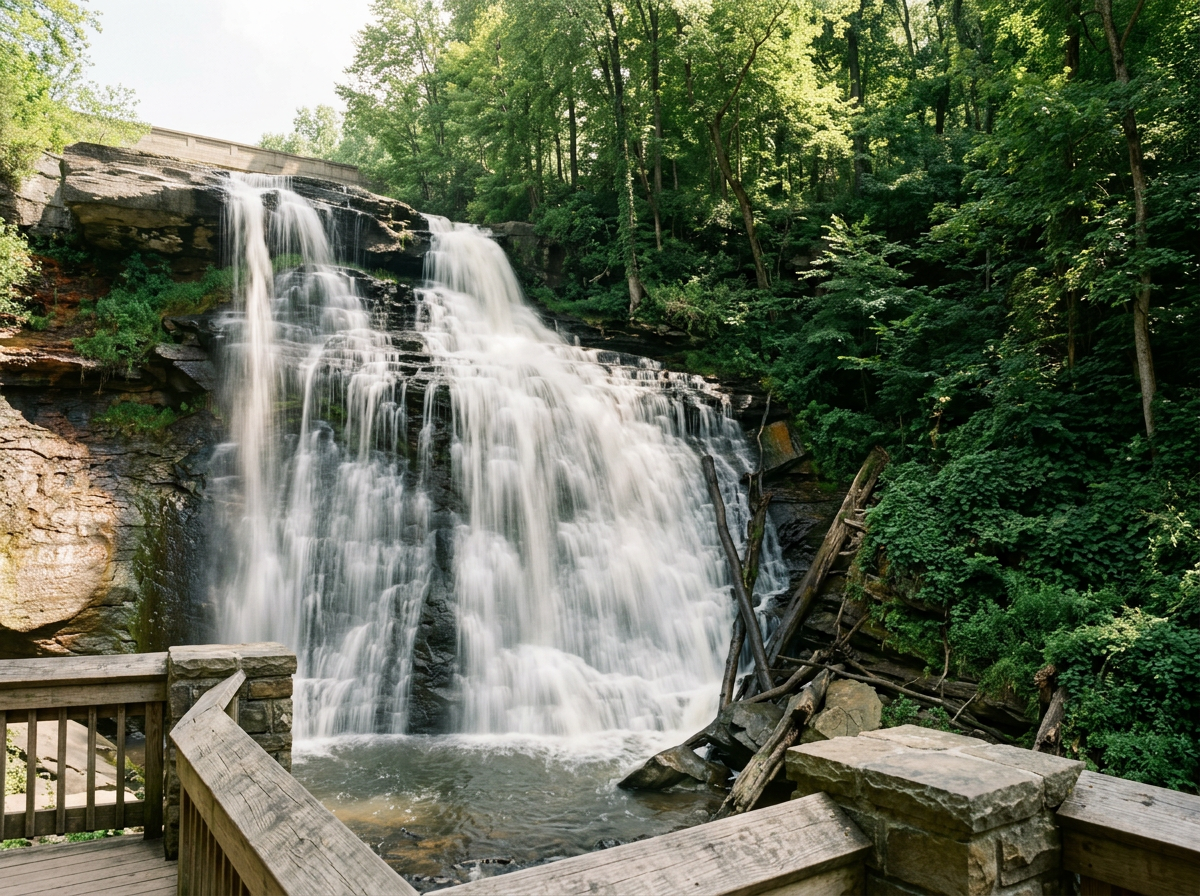 Brandywine Falls in the Cuyahoga Valley